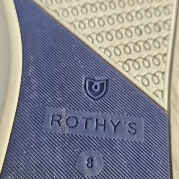 Rothy’s Black The Sneaker Slip On Shoes Women’s Size 8 Comfort Knit - Picture 7 of 9